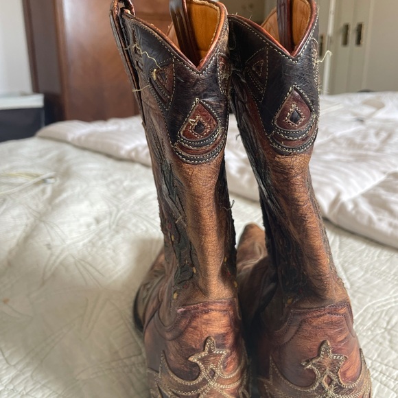 OLD GRINGO-BOOTSTAR Women’s boots 8 B Cactus Flower-Snip Toe Handmade in Mexico - Picture 9 of 13